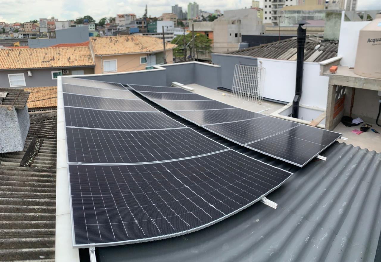 Conjunto de módulos fotovoltaicos
